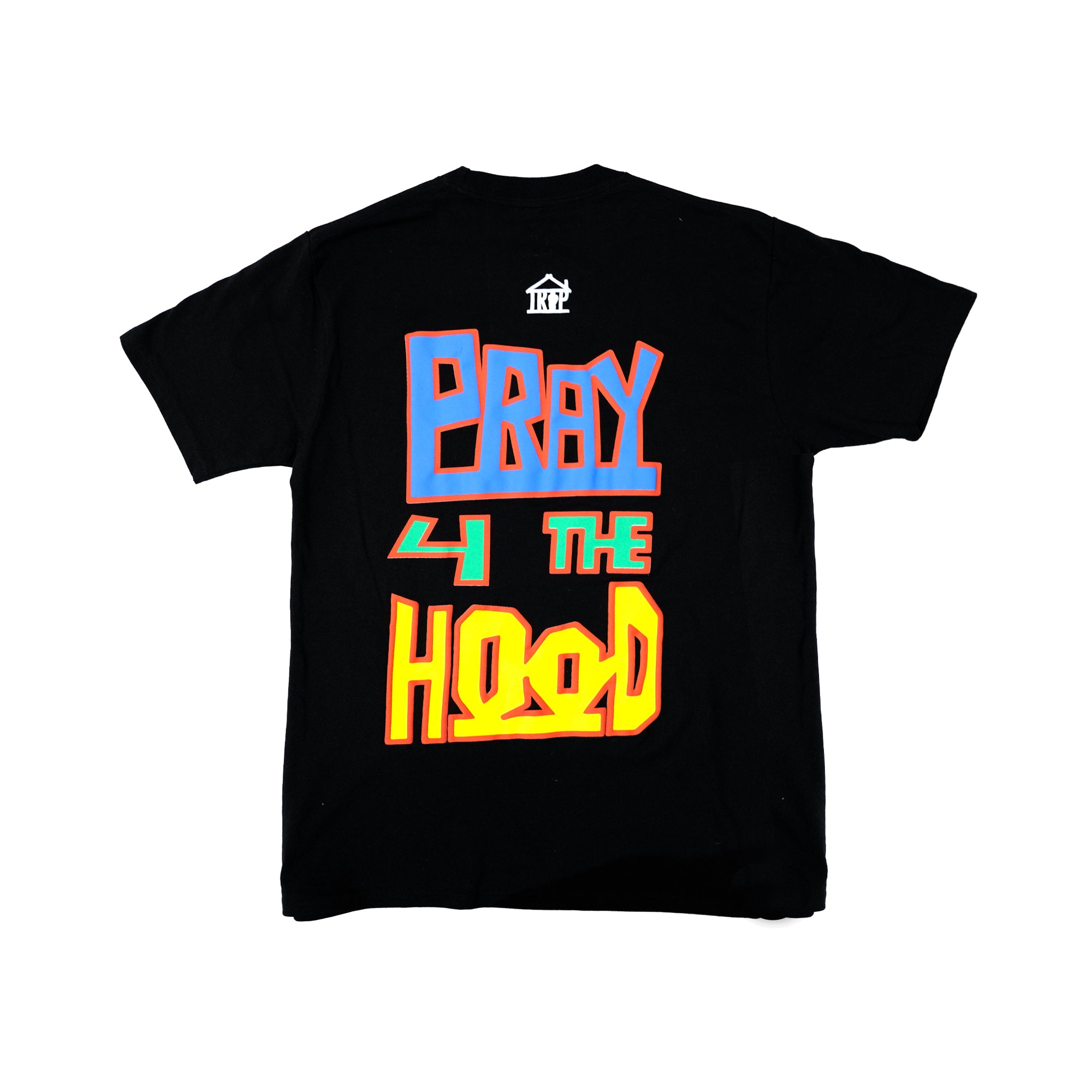 Trap House x Pray for the Hood “Ricky Memorial" T-shirt (Black)