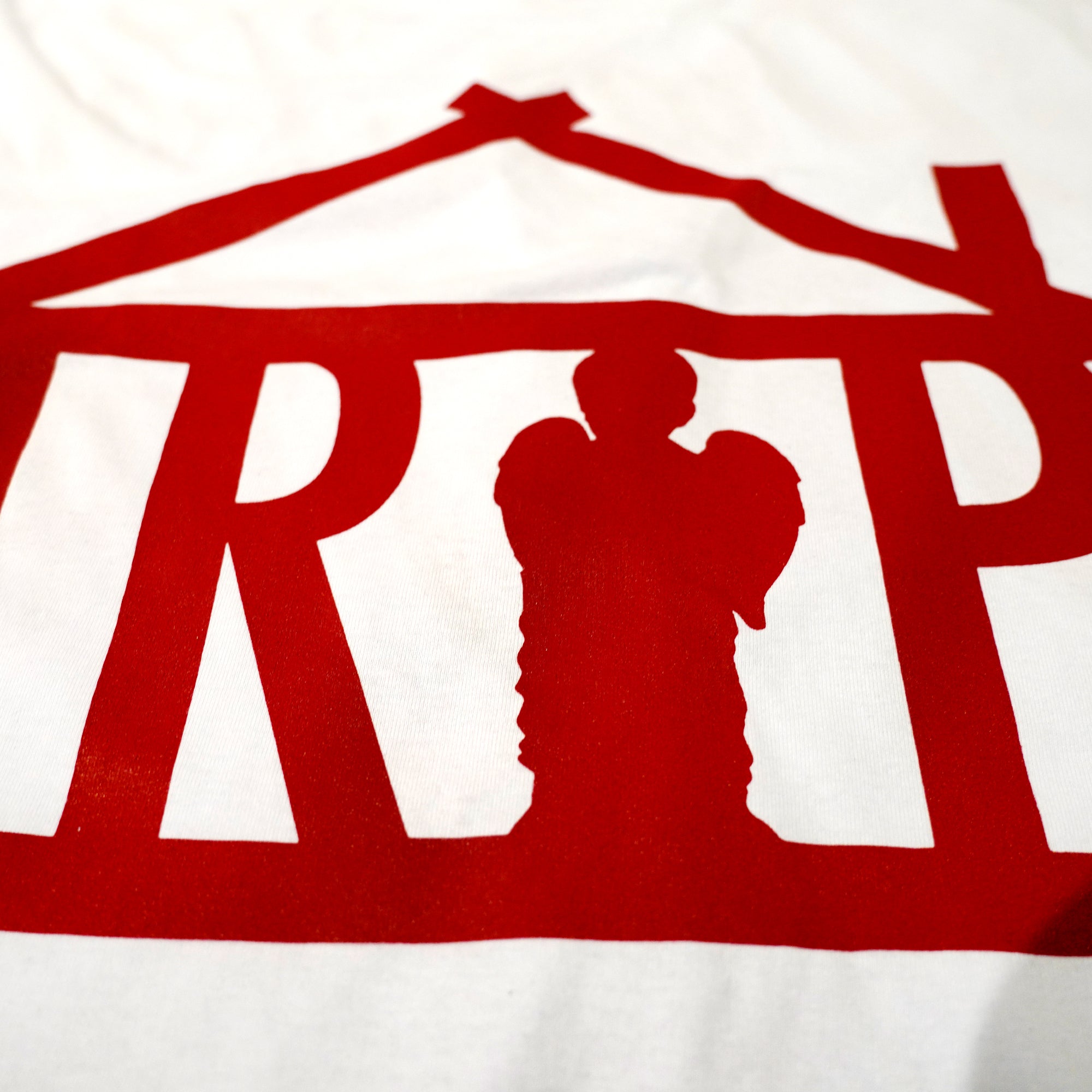 Trap House x Pray for the Hood Logo Shirt (White)