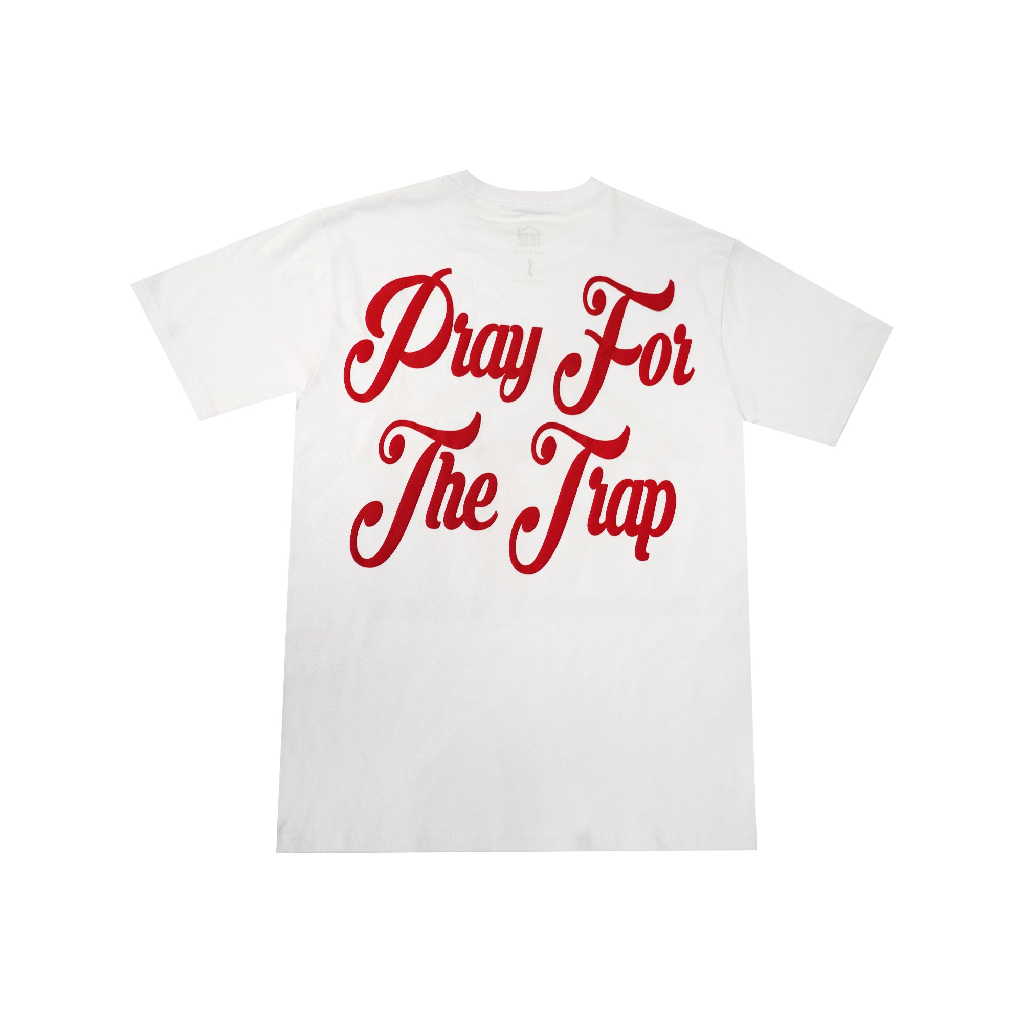 Trap House x Pray for the Hood Logo Shirt (White)