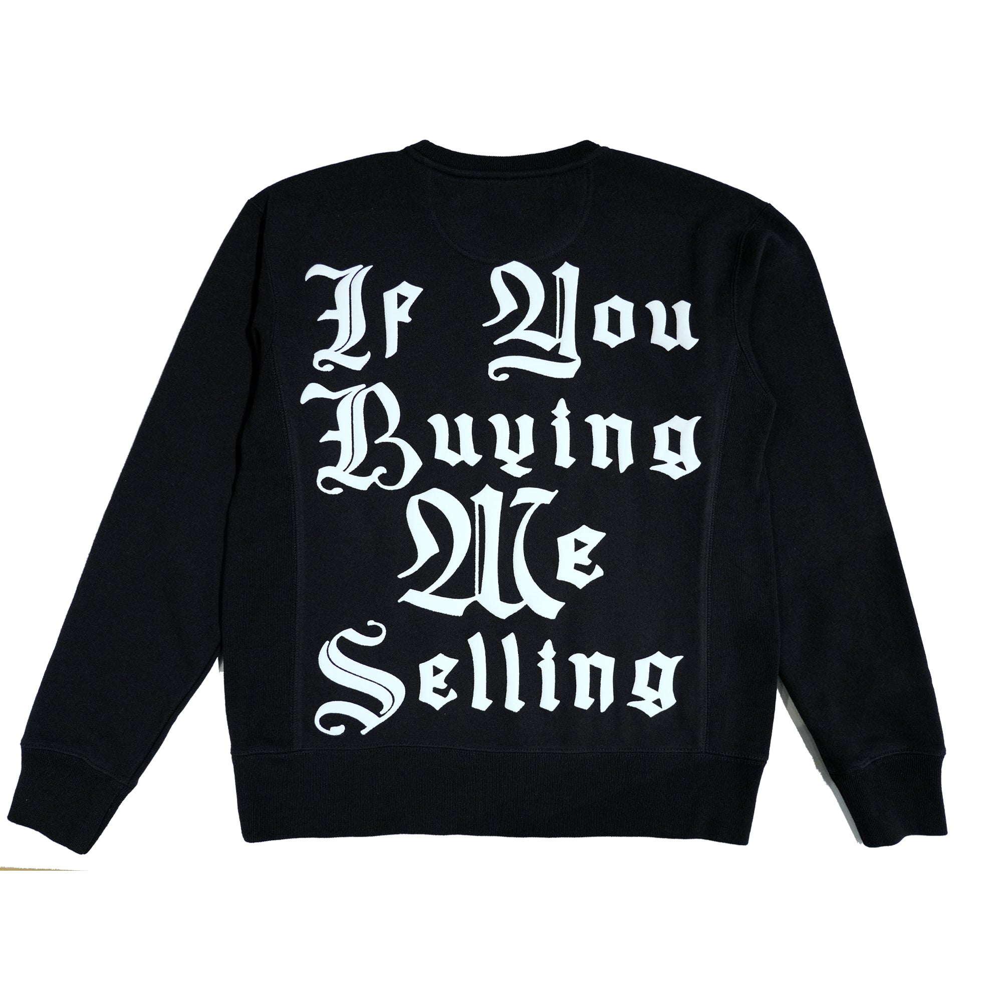 Trap House logo Crew Neck Black