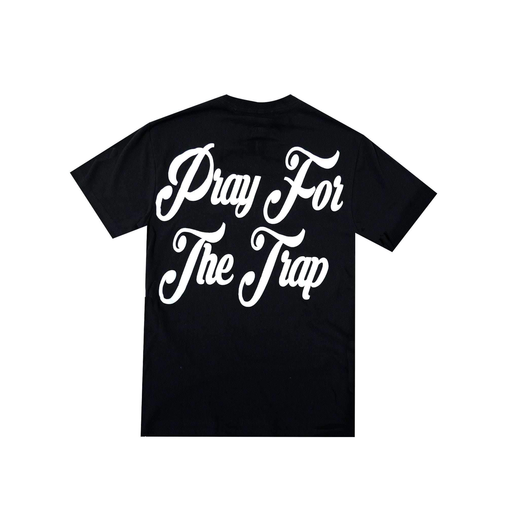 Trap House x Pray for the Hood Logo Shirt (BLACK)